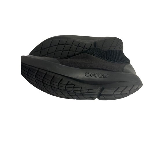 Oofos OOMG eeZee Mens Size 9.5 Black Slip-On Recovery Shoes With Comfort Foam - Picture 5 of 11